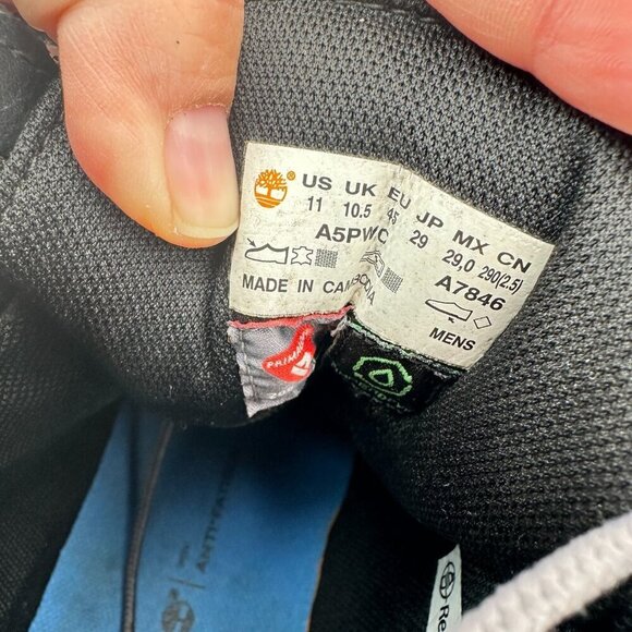 Timberland Men Size 11 A7846 6" Gray Blue Nubuck Waterproof Field Ankle Boot - Picture 10 of 11